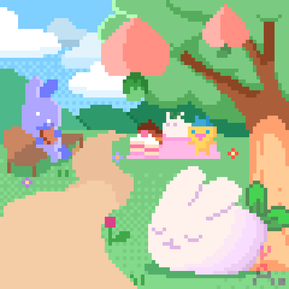 Very Social Animal Mascot Scene - Final